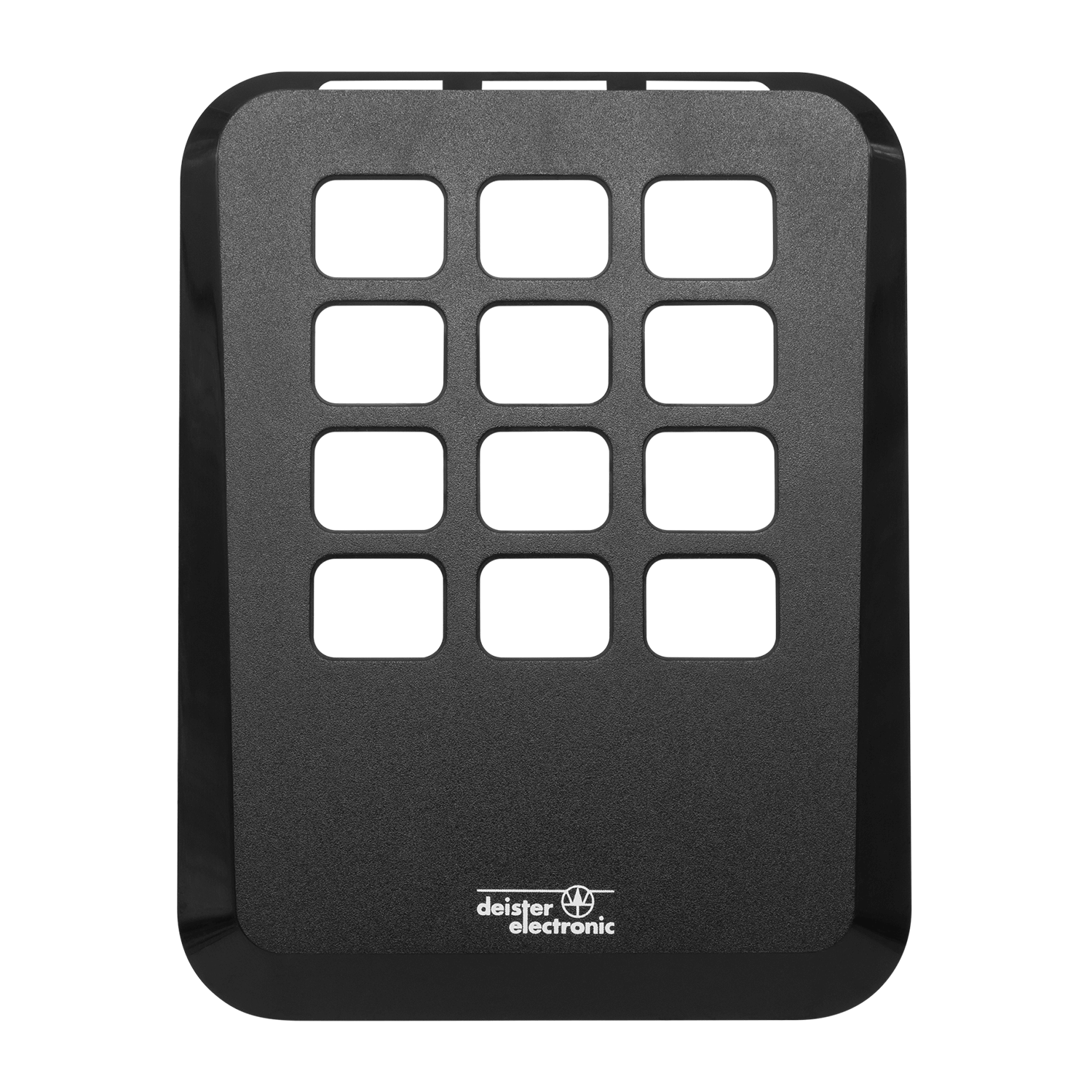 CKL 6 black cover for access control reader with keypad, long version
